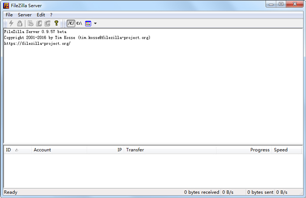 FileZilla Server() V0.9.57