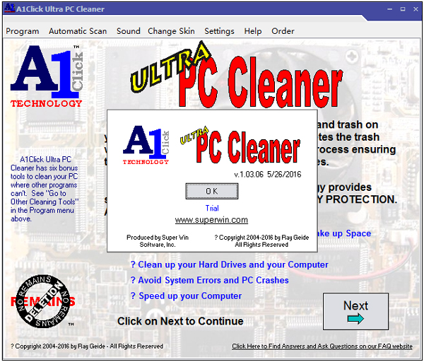 A1Click Ultra PC Cleaner(ϵͳ๤) V1.03.06