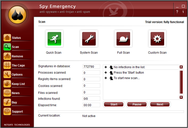 NETGATE Spy Emergency(ľɱ) V22.0.505.0