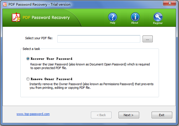 PDF Password Recovery(PDFָ) V1.7