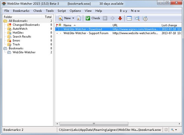  WebSite-Watcher(վ) V15.0 Beta 3 ԰