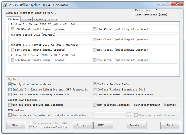 WSUS Offline Update(΢߲) V10.7.4 ɫӢİ