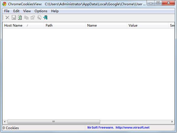 ChromeCookiesView(ȸCOOKIES鿴) V1.25 Ӣɫ