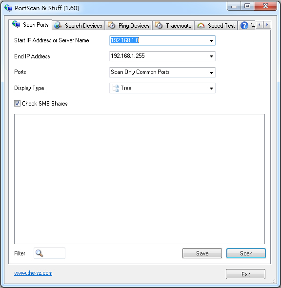 IPɨ(SZ PortScan) V1.60 ɫ