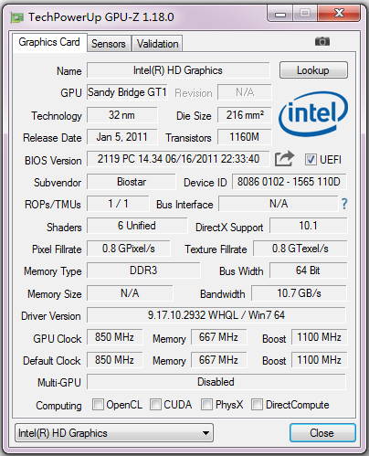 GPU-Z(ʶ𹤾) V1.18.0 Ӣİ