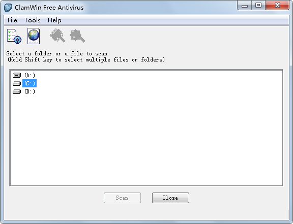 ClamWin Free Antivirus(ɱ) V0.98.7 Ӣİ