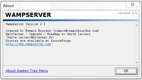 WampServer(ɰװ) V2.5 Ӣİ