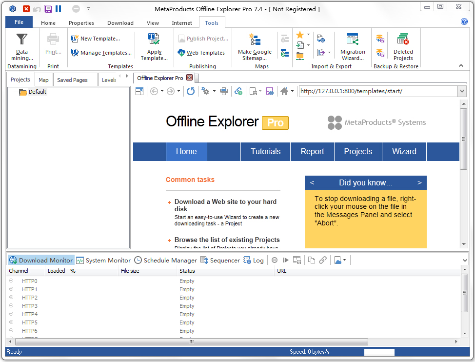 Offline Explorer Pro() V7.4.4594 ԰