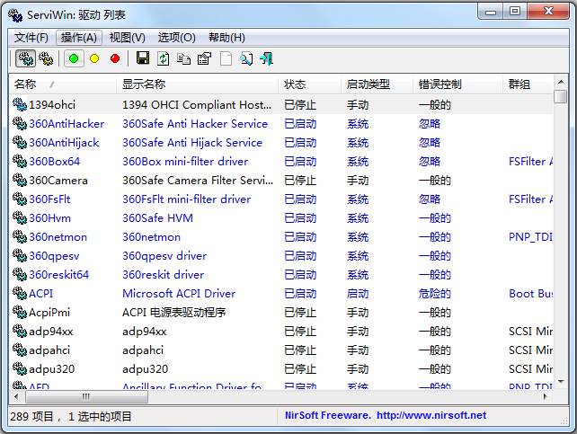 ServiWin() V1.70 ɫ