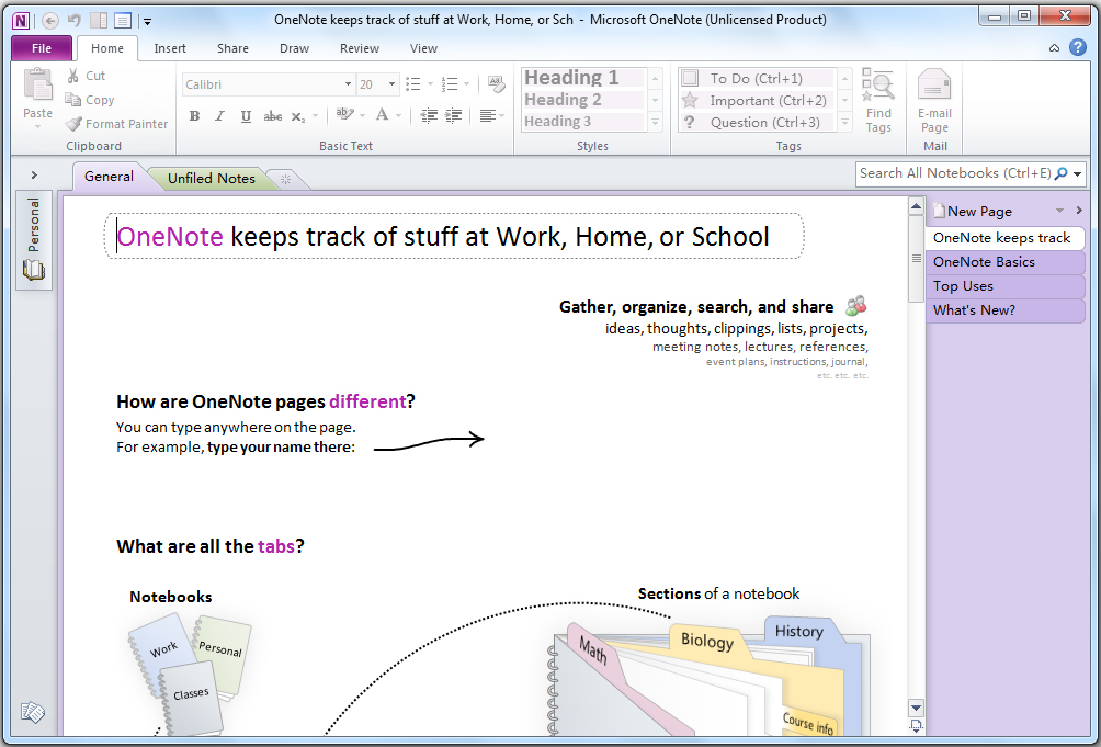 Onenote2010(΢ʼǱ) V14.0 ӢĶ渽Կ
