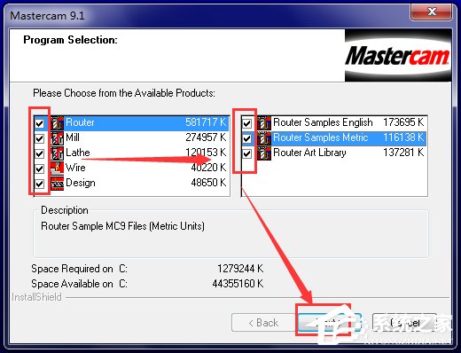 Mastercam(CAD/CAM) V9.1 ƽ