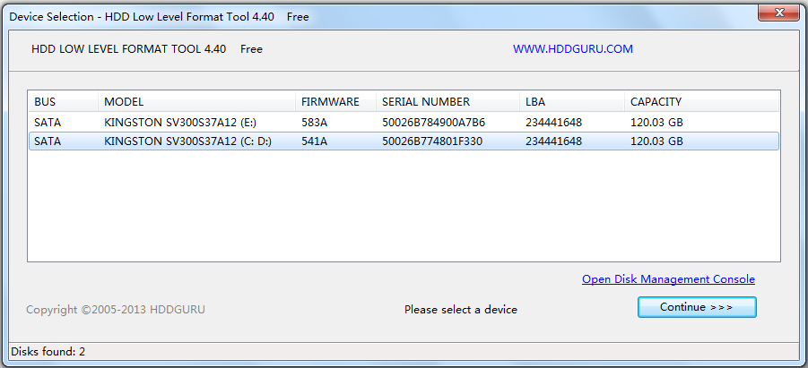 HDD Low Level Format Tool(Ӳ̵͸񹤾) V4.4.0 ӢɫѰ