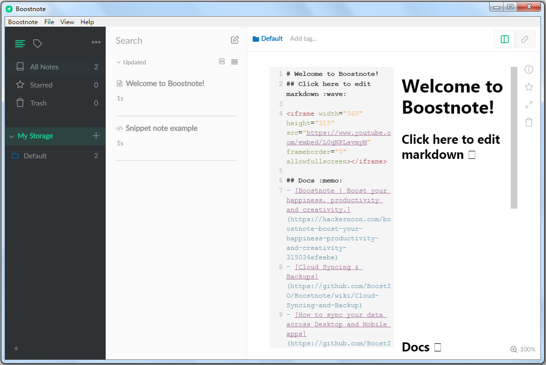 Boostnote(Աʼ) V0.8.19 Ӣɫ