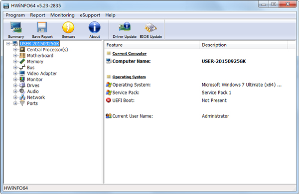 HWiNFO64(ϵͳϢ) V5.23.2835 Ӣɫ