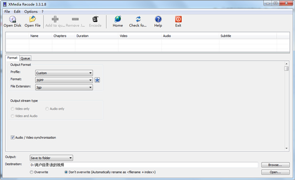 XMedia Recode(Ƶת) V3.3.1.8 Ӣİ