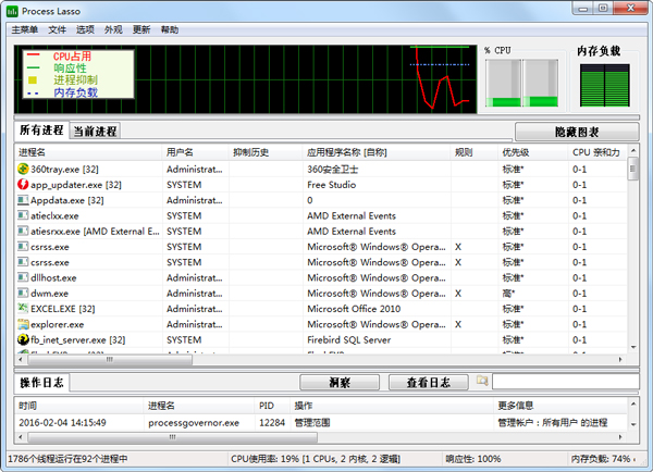 Process Lasso(CPU�Ż�����) V8.9.8.1