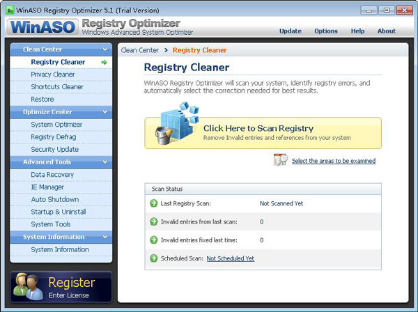 WinASO Registry Optimizer(Ż) V5.1.0
