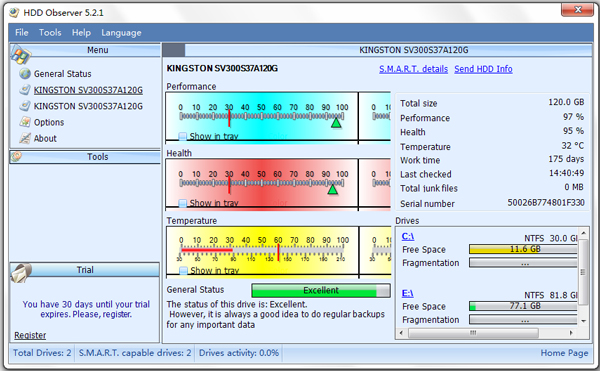 HDD Observer(̹) V5.2.1 