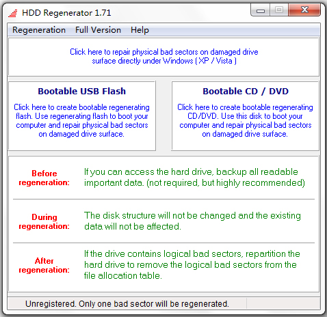 HDDREG(Ӳ޸) V1.71 ɫ