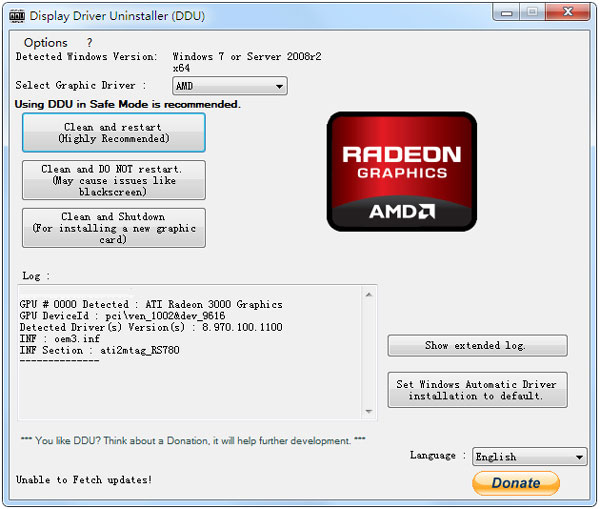 Display Driver Uninstaller(ж) V16.0.0.1 ɫ