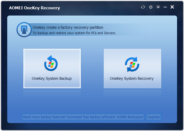 AOMEI OneKey Recovery(傲梅一键恢复) V1.5