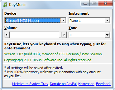 (keymusic) V1.02 ɫ
