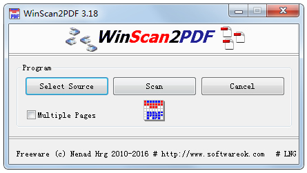 WinScan2PDF(PDFĵת) V3.18 ɫ