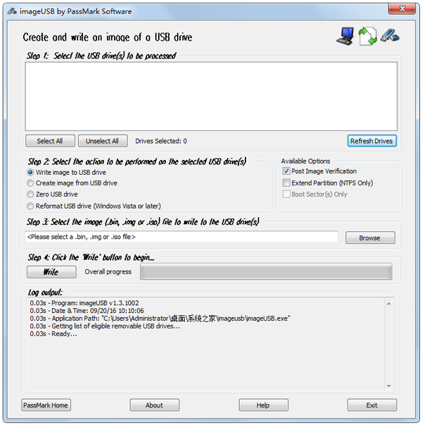 PassMark ImageUSB(U̾񹤾) V1.3.1002 Ӣɫ