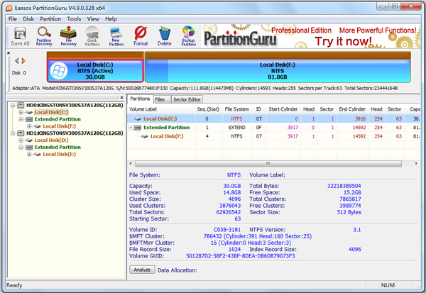 PartitionGuru(Ӳָ̻) V4.9.0.382