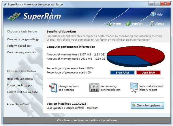 SuperRam(ڴ湤) V7.10.4.2016 Ӣɫ