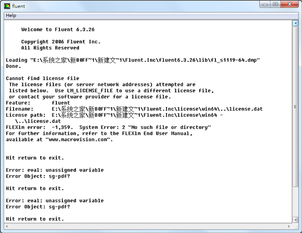 Fluent(CFD) V6.3.26 ԰