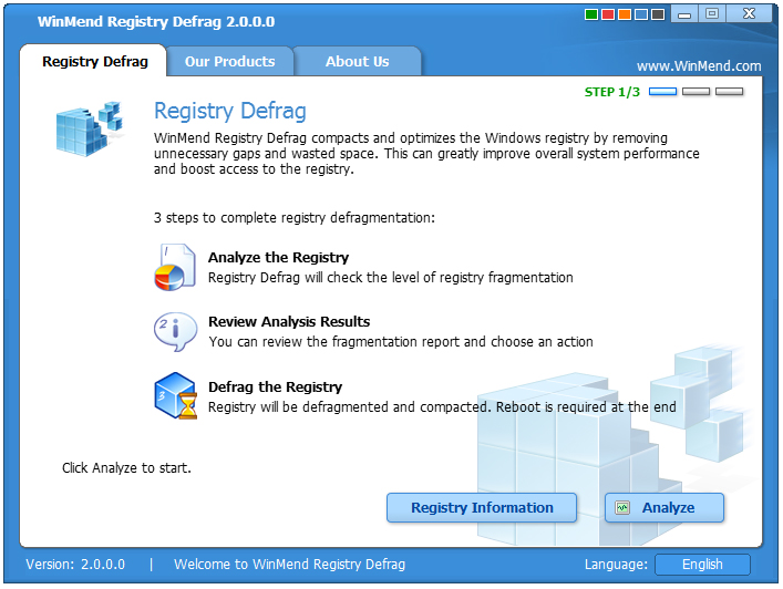WinMend Registry Defrag(ע) V2.0.0.0