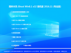 ľGhost Win8.1 (X32) ٷ콢2016V11(ü)