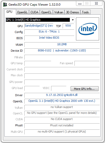 GPU Caps Viewer(Կʶ) V1.32.0.0 Ӣİ