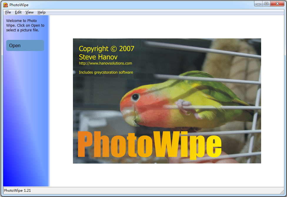 PhotoWipe(ƳƬвҪĲ) V1.21 Ӣİ