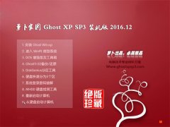 ܲ԰GHOST XP SP3 װ桾v201612¡