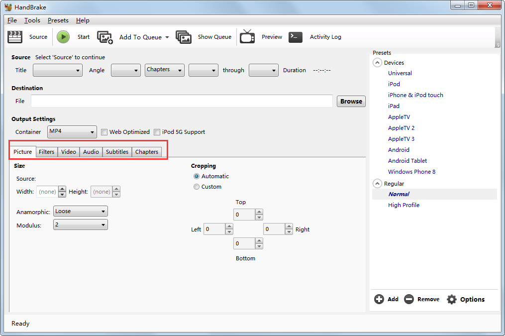 HandBrake(Ƶת) V0.9.9.5470 ɫ