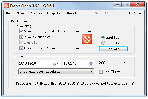 Dont Sleep(ֹϵͳػ) V3.93 ɫ