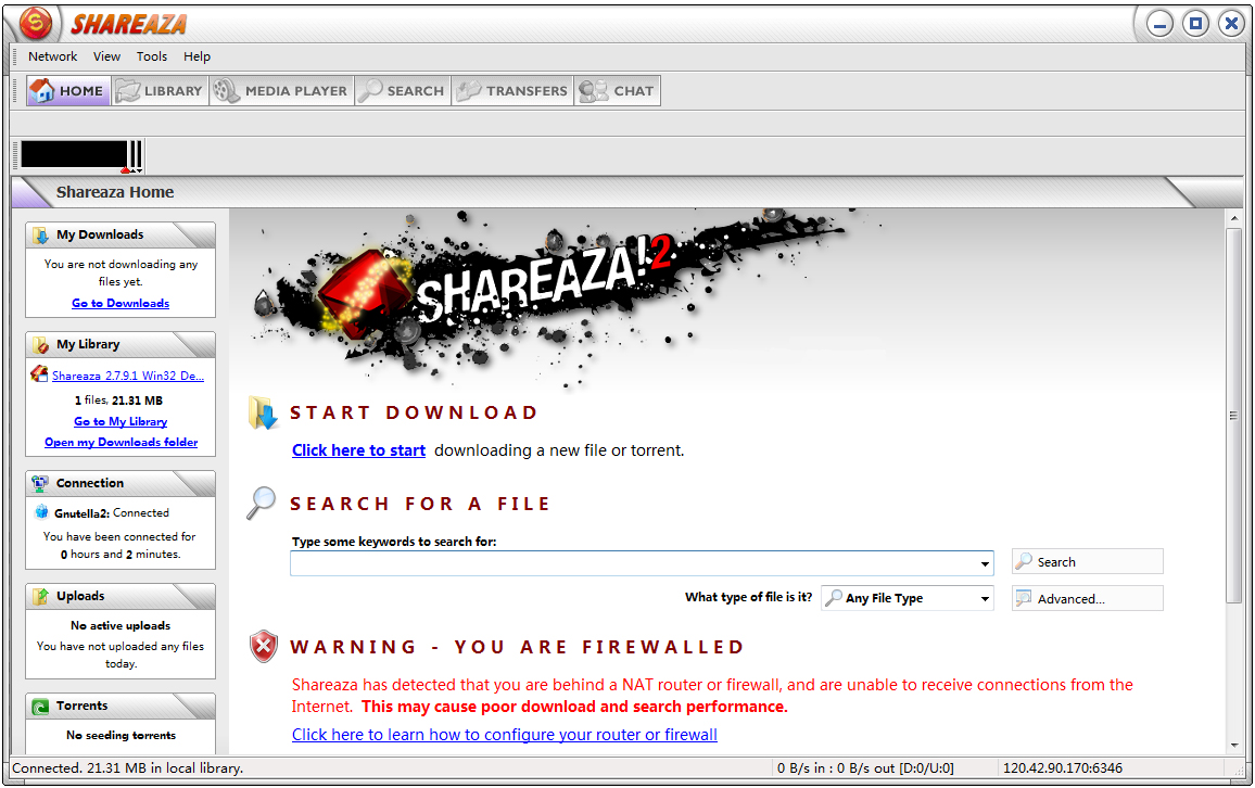 Shareaza(P2Pع) V2.7.9.1 ԰