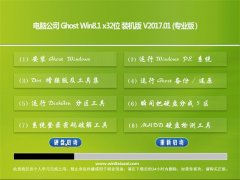 Թ˾Ghost Win8.1 (32λ) רҵװ2017.01(Լ)