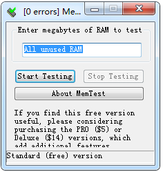 MemTest(ڴ⹤) V5.0 Ӣɫ