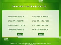 UʦGhost Win8.1 x32 伫ٰv201703(Զ)