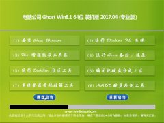 Թ˾Ghost Win8.1 64λ ȫȶ2017V04(Լ)