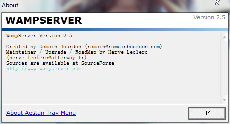 WampServer(ɰװ) V2.5 Ӣİ