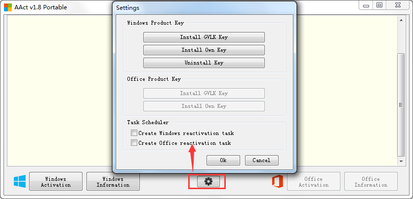 AAct(Win8激活工具) V1.8 绿色版