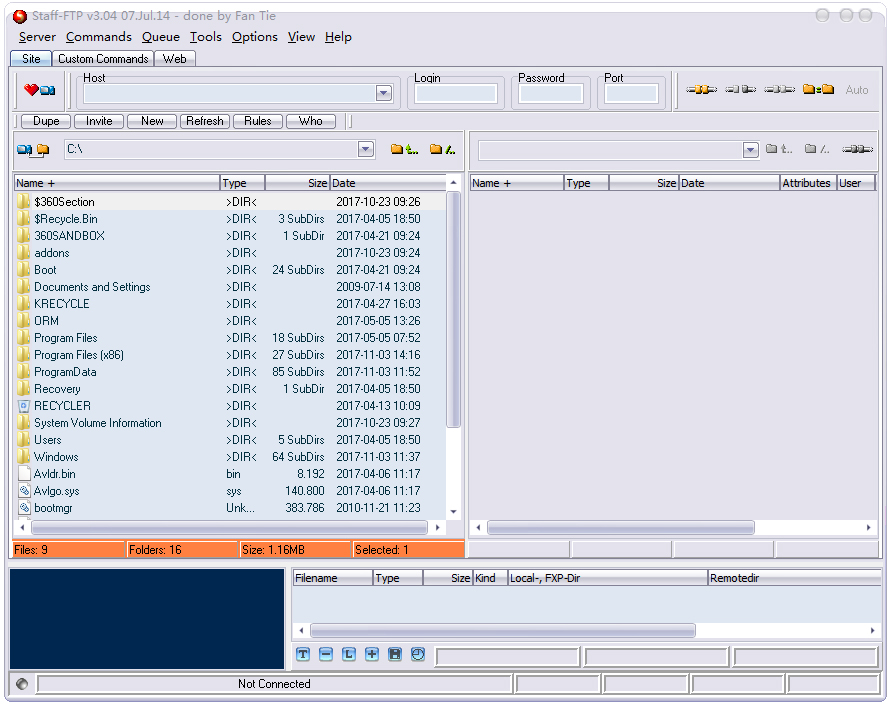 StaffFTP(FTP) V3.04 Ӣİ
