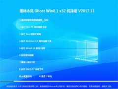 ľGhost Win8.1 X32λ 2017V11(⼤)