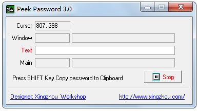 Peek Password(Ǻ鿴) V3.0 ɫ