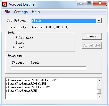 Acrobat Distiller(PDFӡ) V5.0