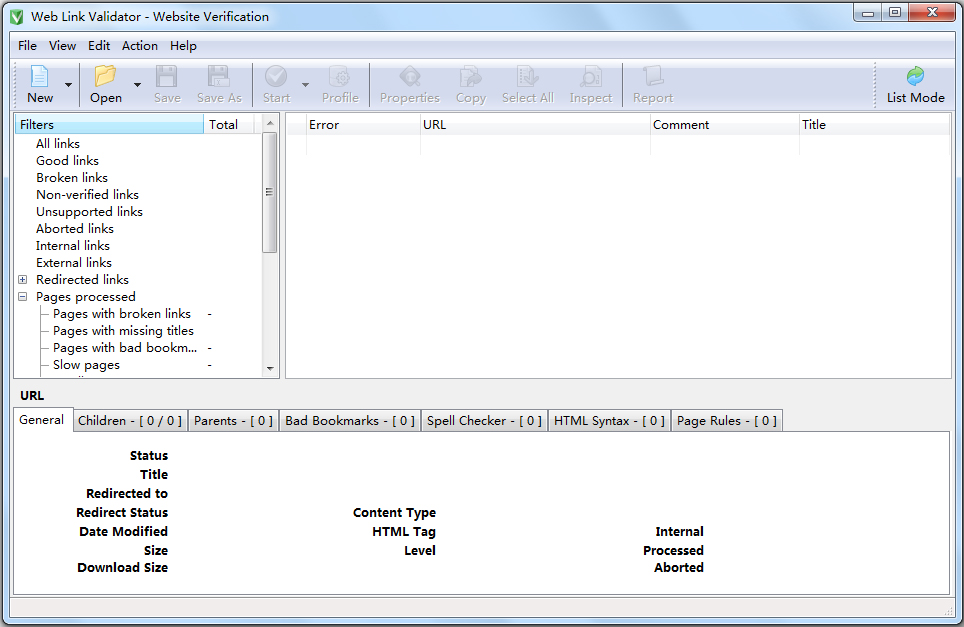 Web Link Validator(վ) V5.9 Ӣİ